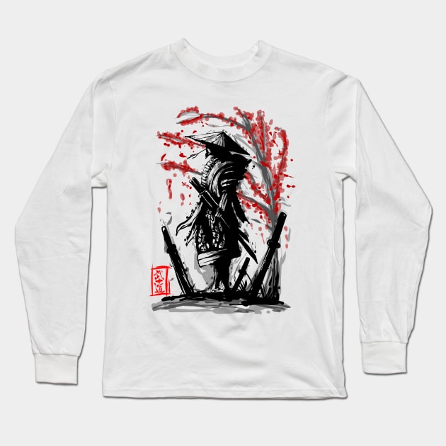 samurai-bushido Long Sleeve T-Shirt by Amartwork